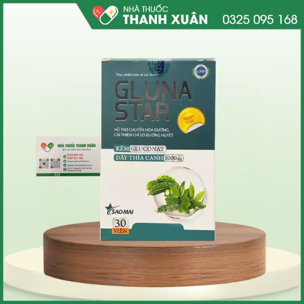 Gluna Star - Hỗ trợ chuyển hóa đường, cải thiện chỉ số đường huyết